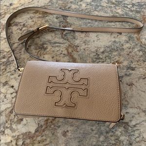 Nude crossbody Tory Burch bag